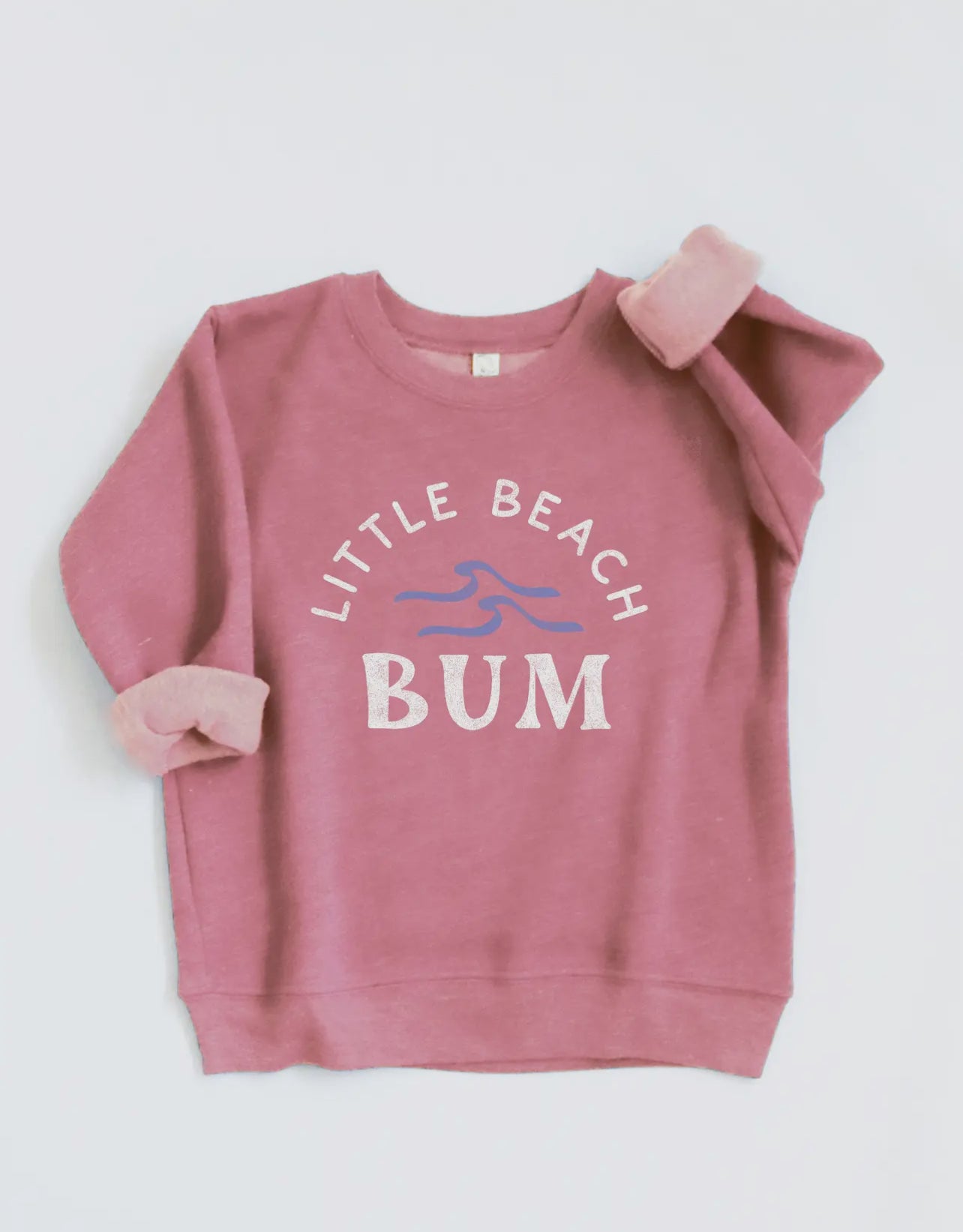 Little Beach Bum Sweatshirt- Mauve