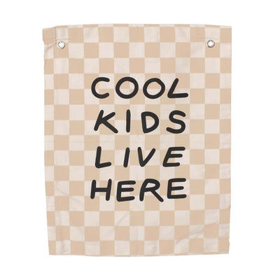 Cool Kids Banner/Taupe