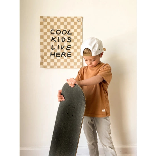 Cool Kids Banner/Taupe