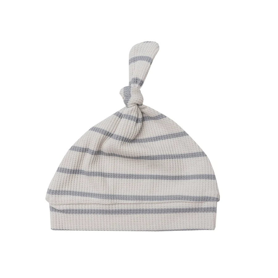 French Stripe Sleet+Sand Knotted Hat