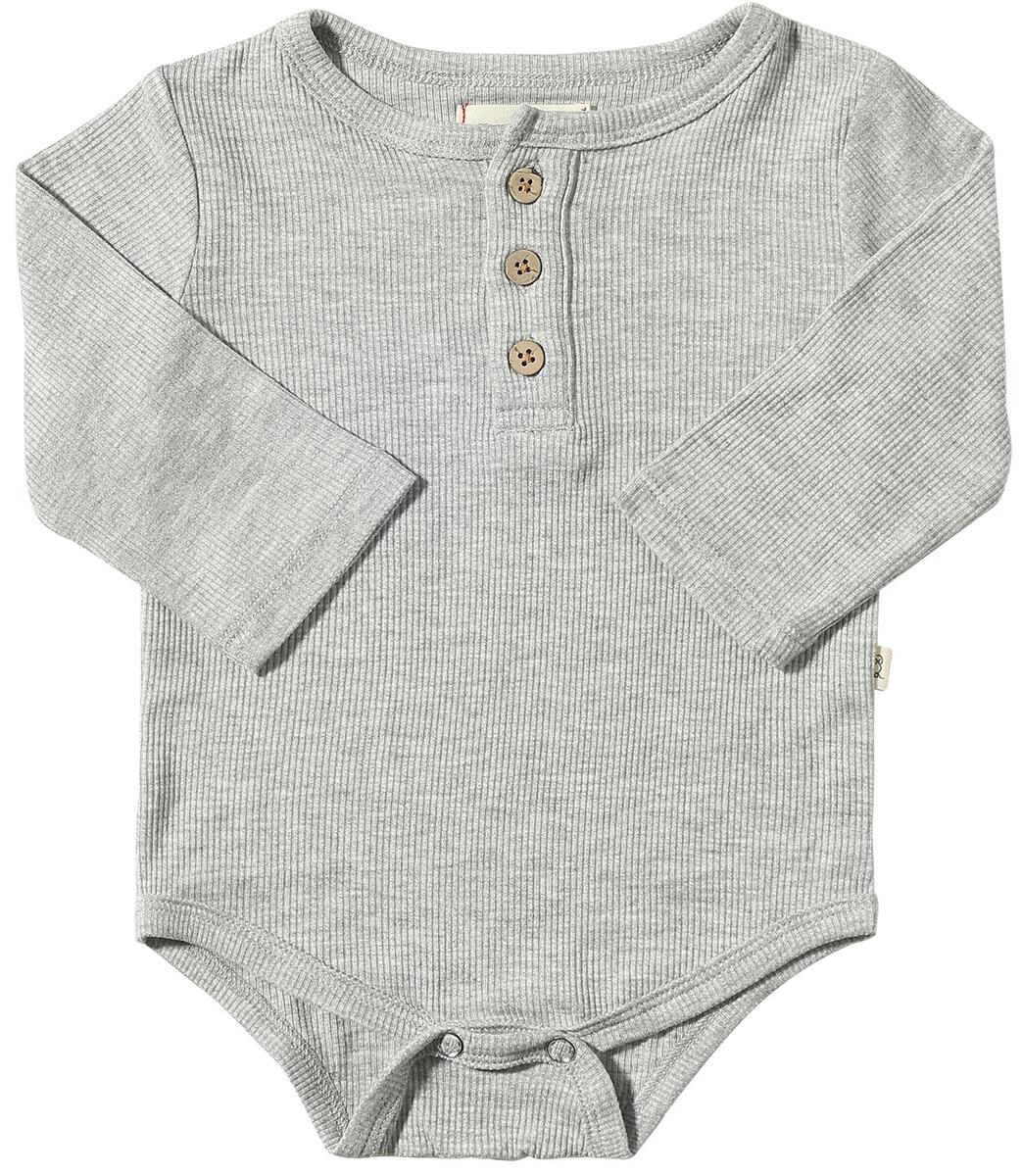 Grey Rib Aynor Onesie