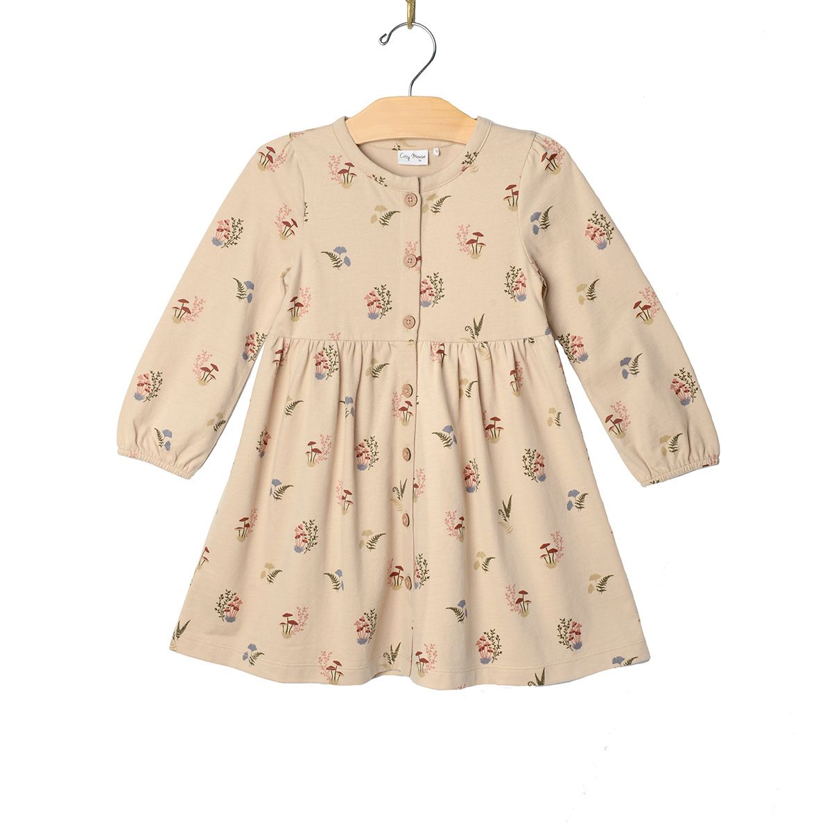 Mushroom Button Down Dress