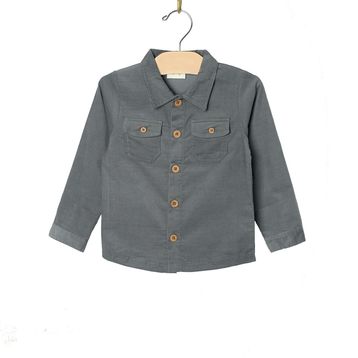 Granite Corduroy Button Down