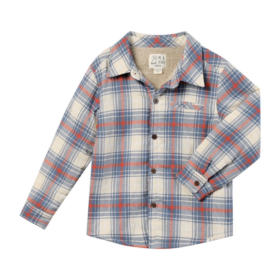 Plaid Sherpa Lined Shacket