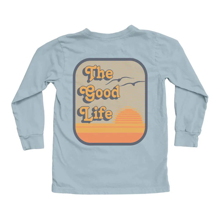 The Good Life LS Tee | Ocean