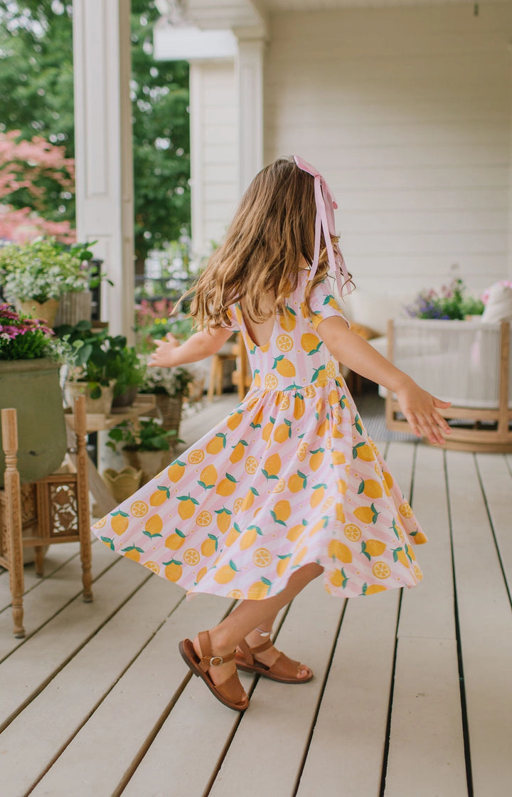 Classic Twirl Dress in Lemonade