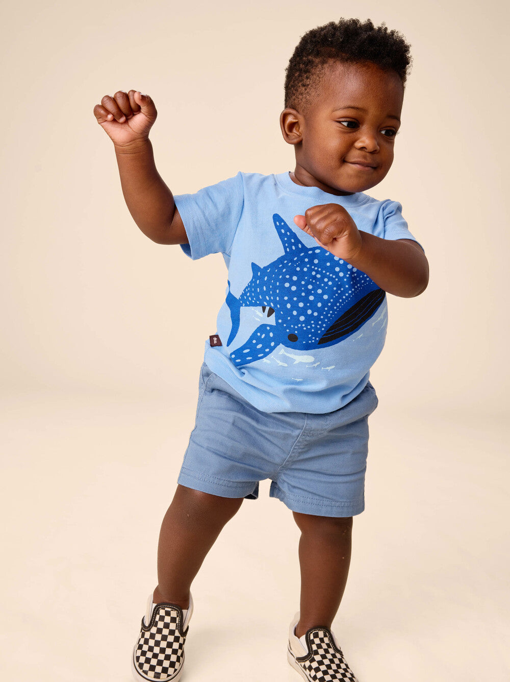 Twill Sport Baby Shorts / Blue