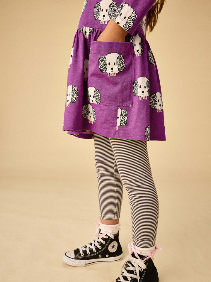 Striped Leggings/Black