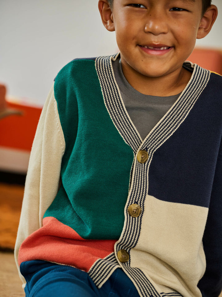 Colorblock Cardigan