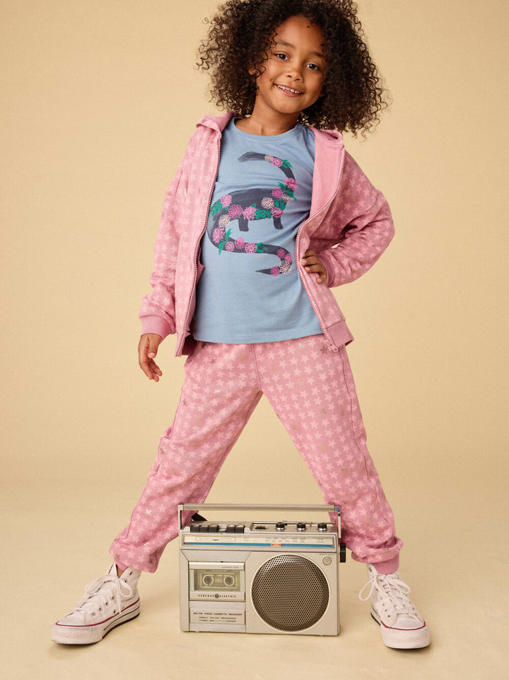 Going Places Joggers- Metallic Stars