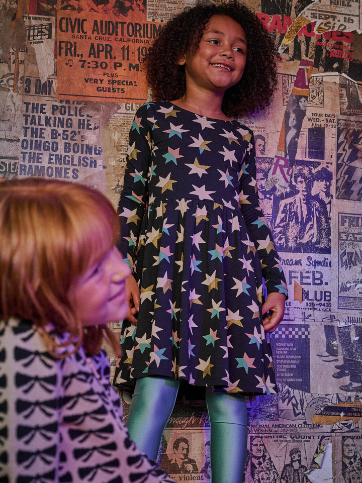 Metallic Stars Ballet Dress