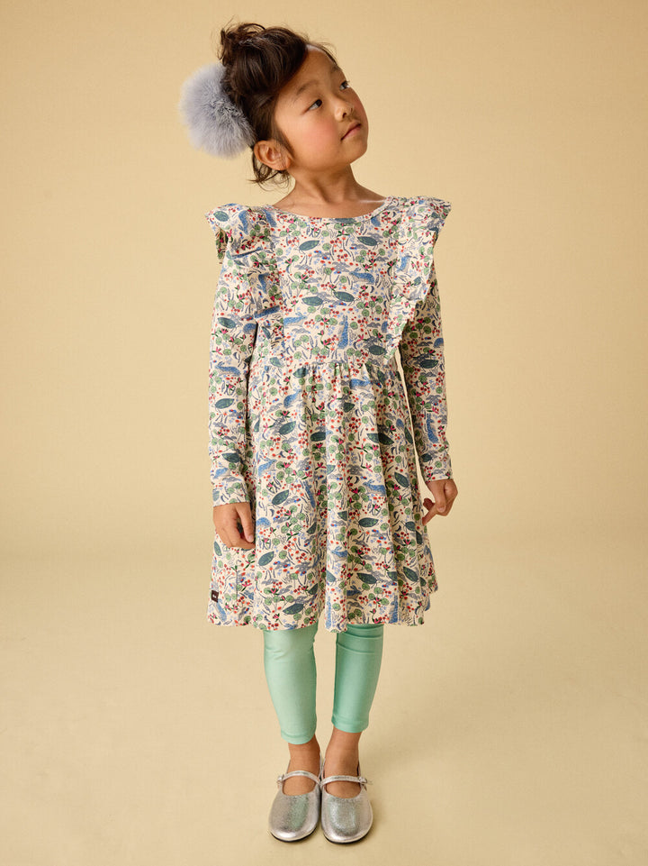 Ruffle Shoulder Ballet Dress|Rabbit & Turtle Folktale