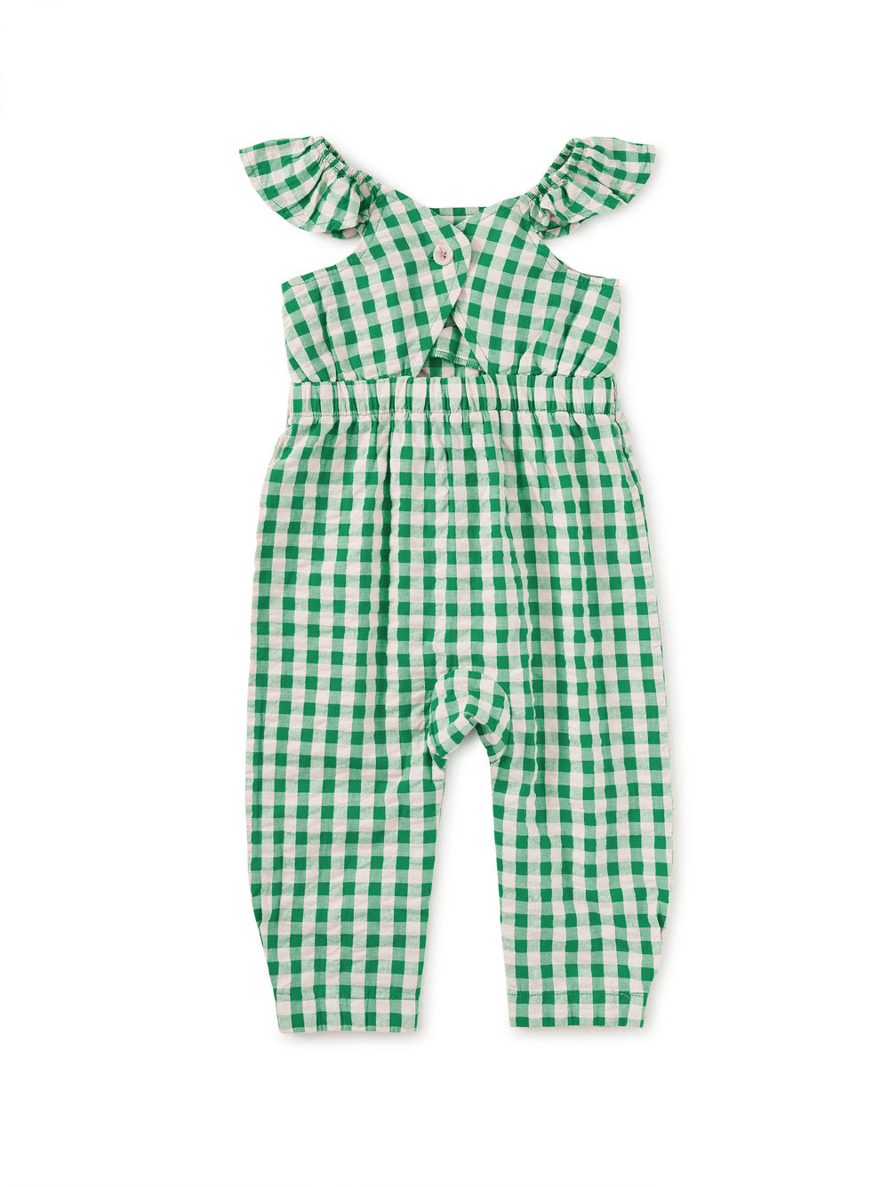 Flutter Button Back Baby Romper
