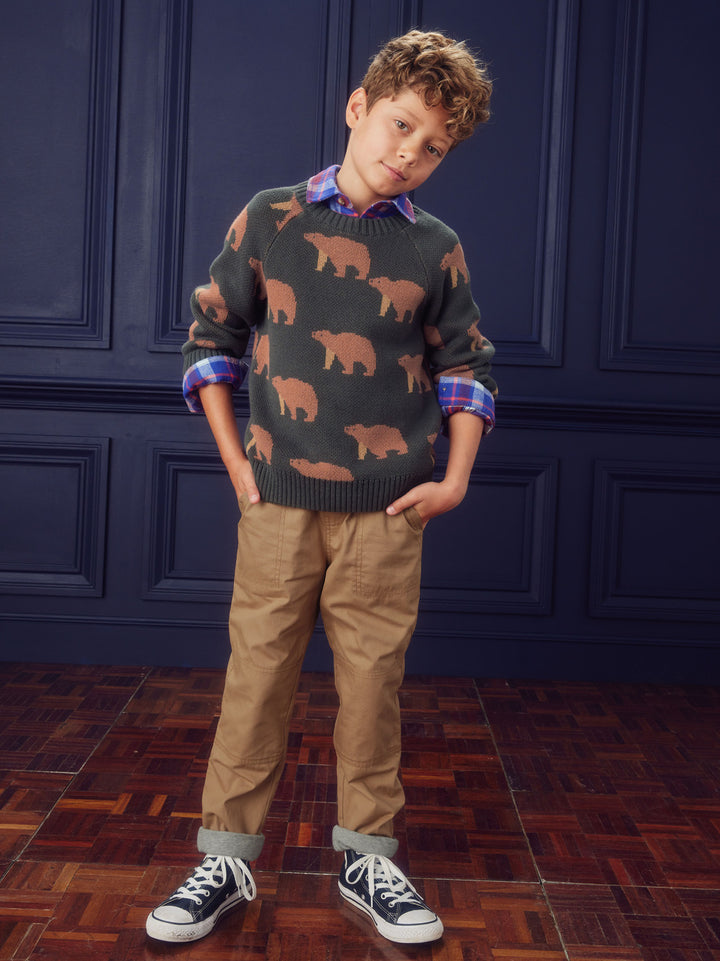 Cozy Does It Lined Pants/Cappuccino