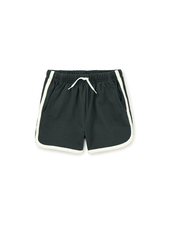 Sporty Ringer Shorts/Black