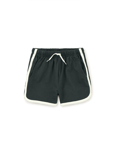 Sporty Ringer Shorts/Black