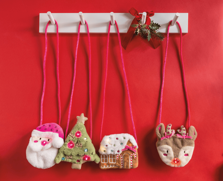 Santa Light Up Purse