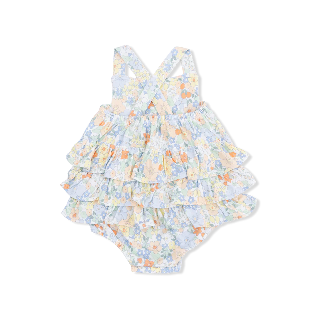 Georgia Floral - Ruffle Sunsuit