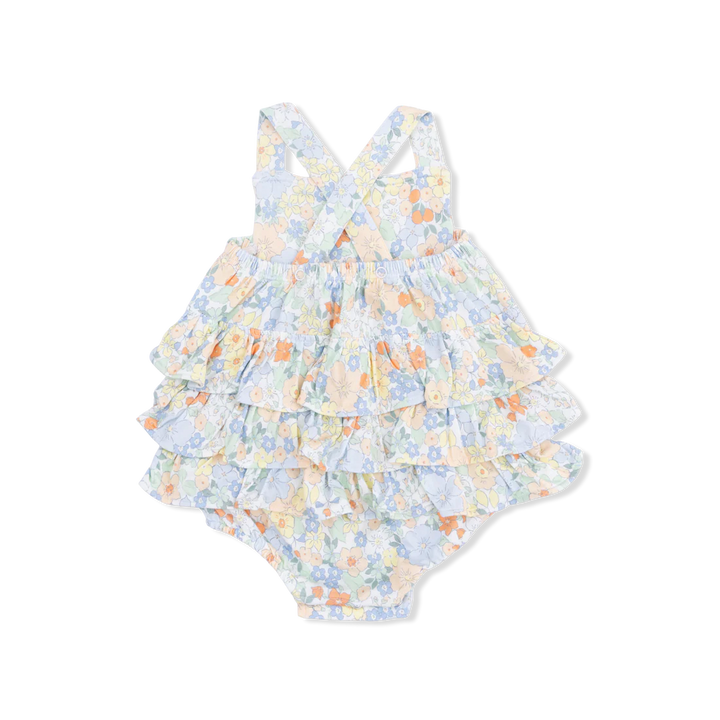 Georgia Floral - Ruffle Sunsuit