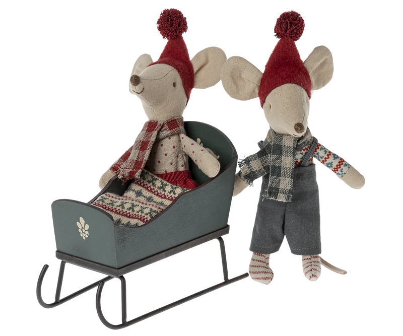 Sleigh Mouse Green