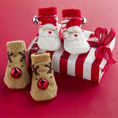 Jingle Bell Baby Socks