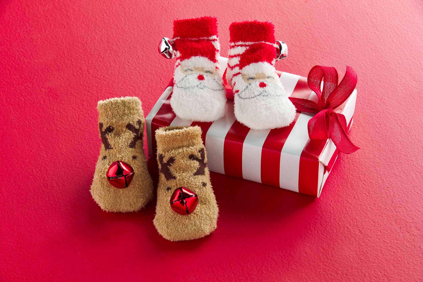 Holiday Jingle Bell Socks