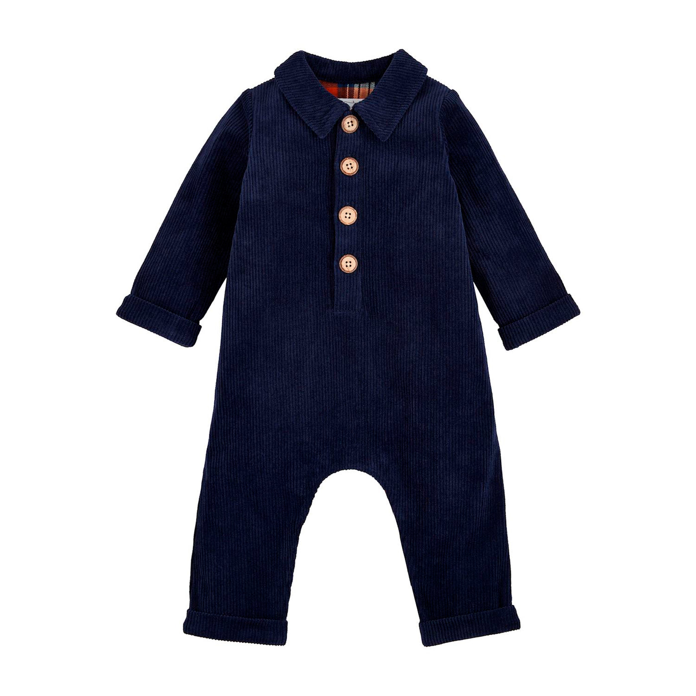 Navy Corduroy One-Piece