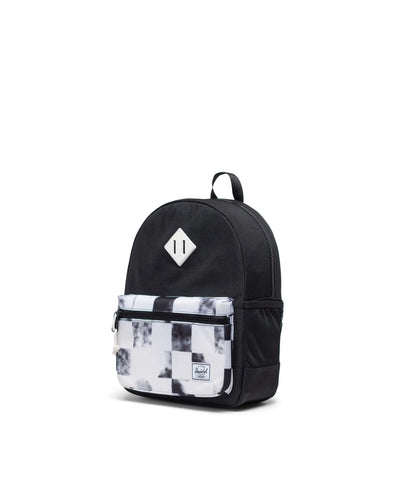 Herschel Heritage Backpack Black Distressed Checker