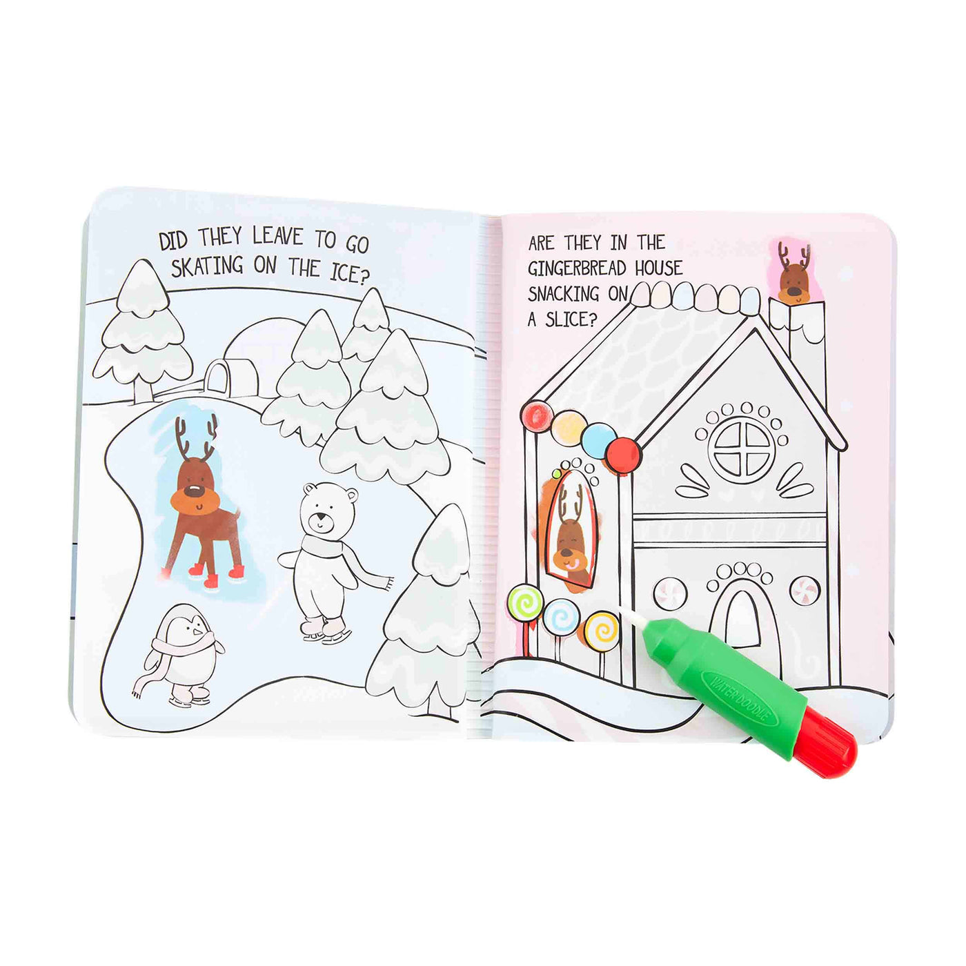 Water Color Santa Book