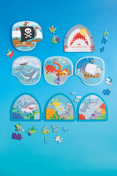 Magnetic Pirate Puzzle Book