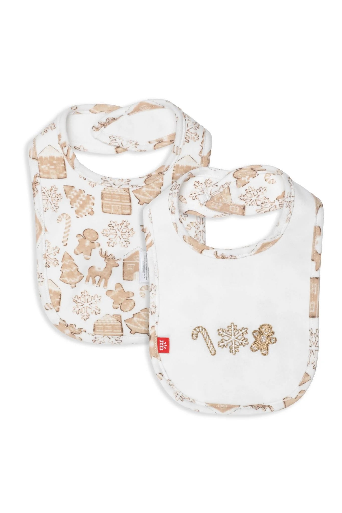 Gingerbread Magnetic Reversible Bib