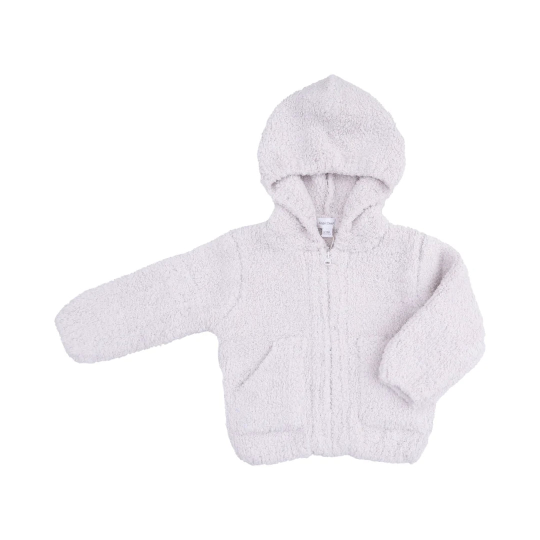 Chenille  Hooded Jacket  Natural