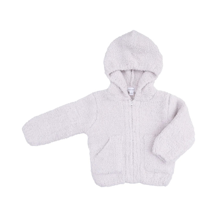 Chenille  Hooded Jacket  Natural