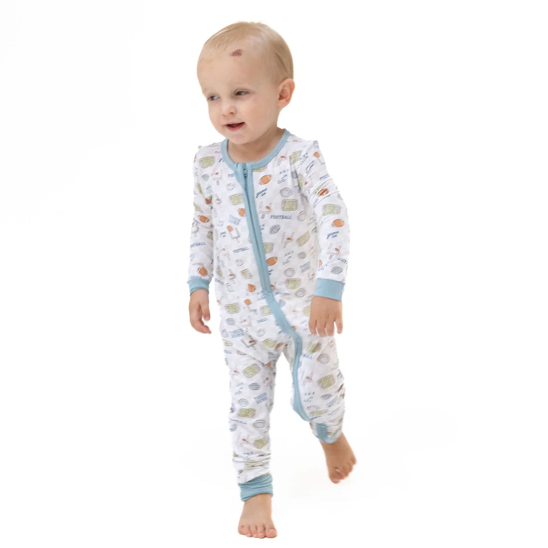 Football Check  Convertible Romper