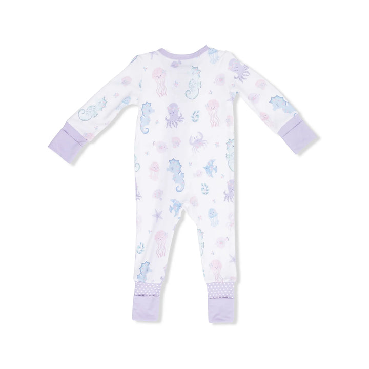 Floral Sea Creatures Convertible Romper