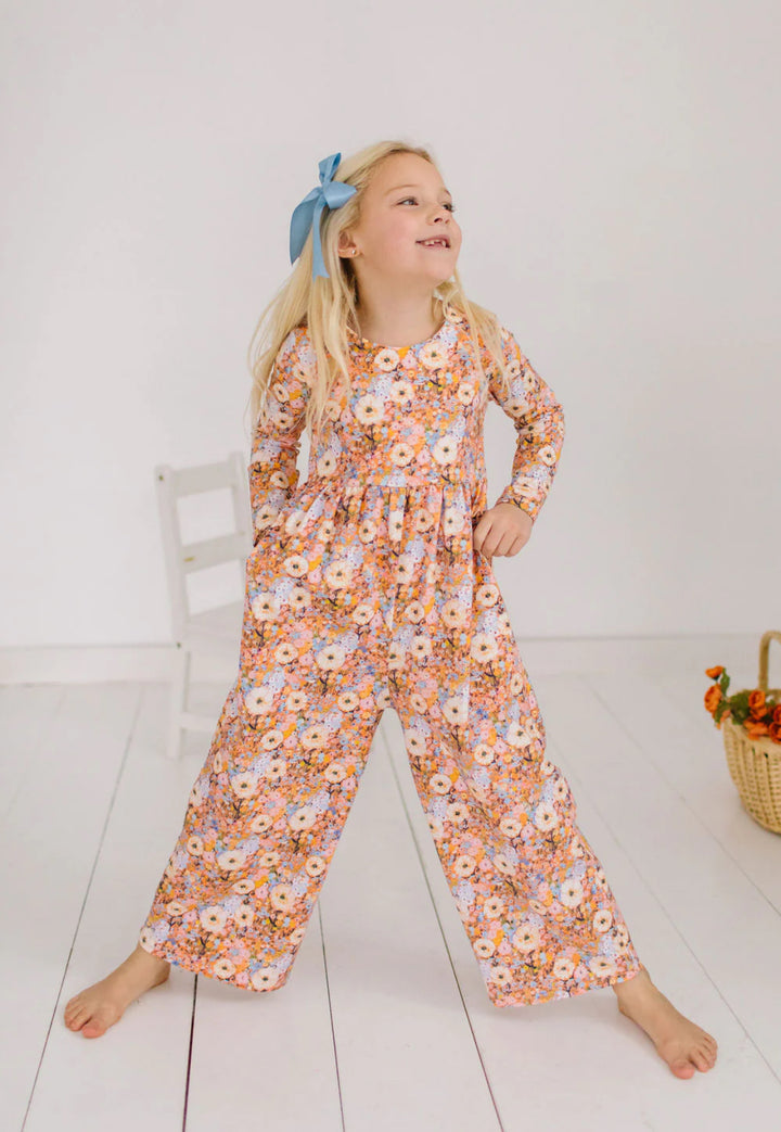 Fall FLower Bouquet Romper