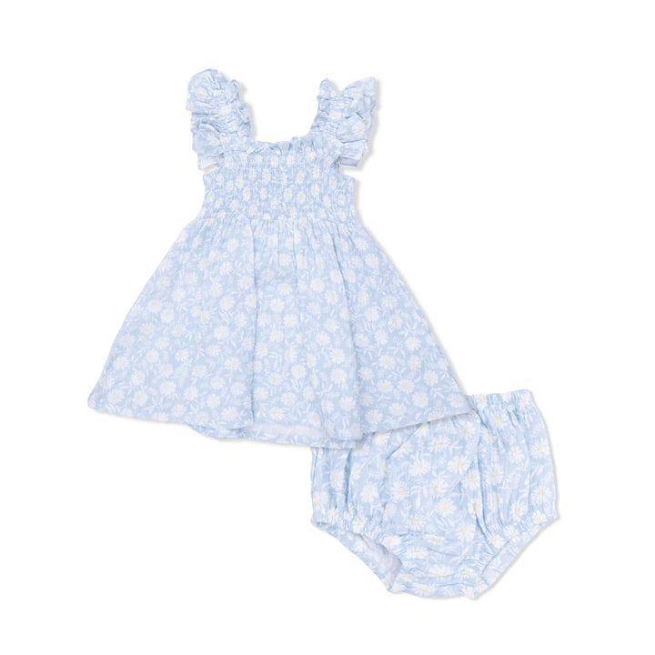 Western Daisies  Smocked Sundress w/Bloomer