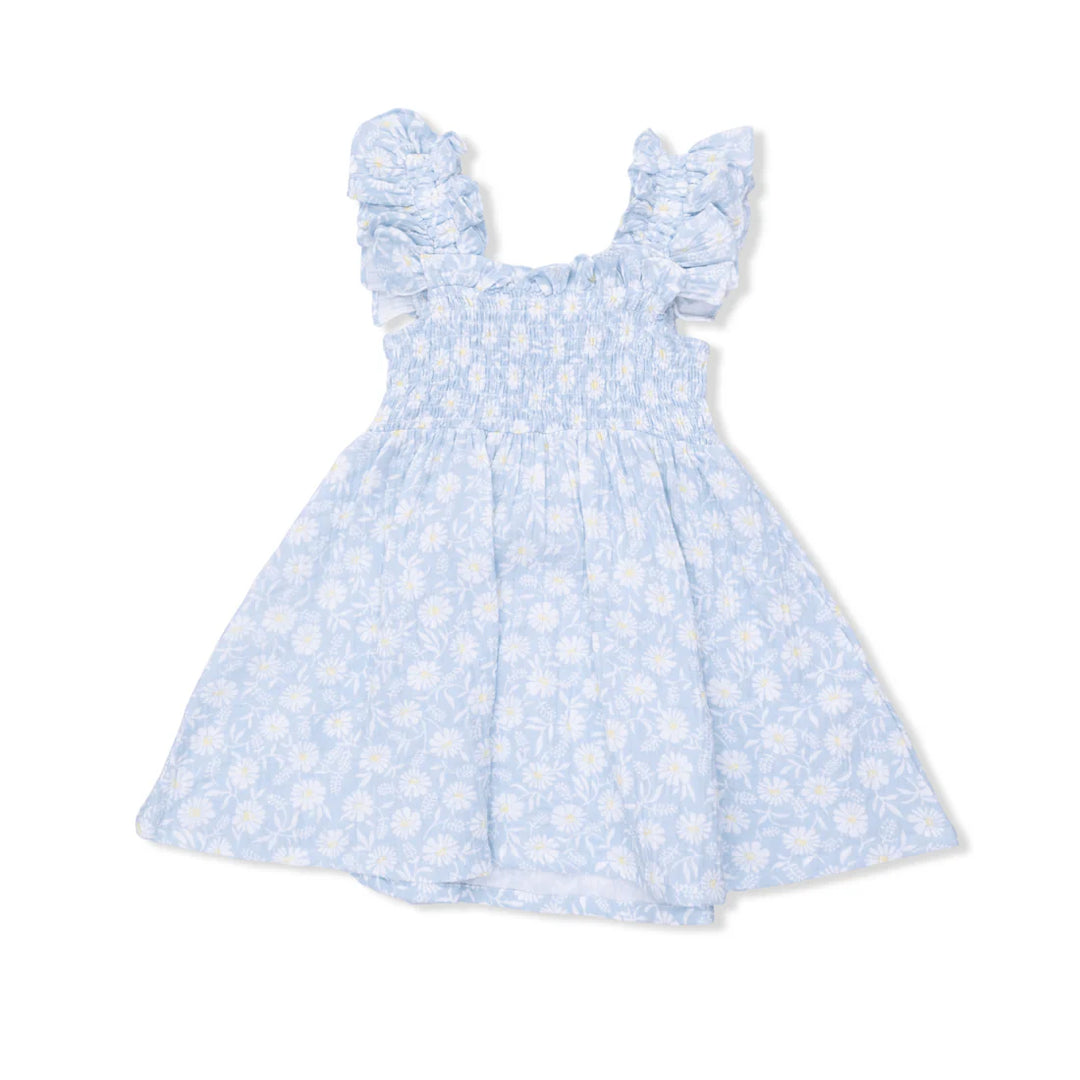 Western Daisies  Smocked Sundress w/Bloomer