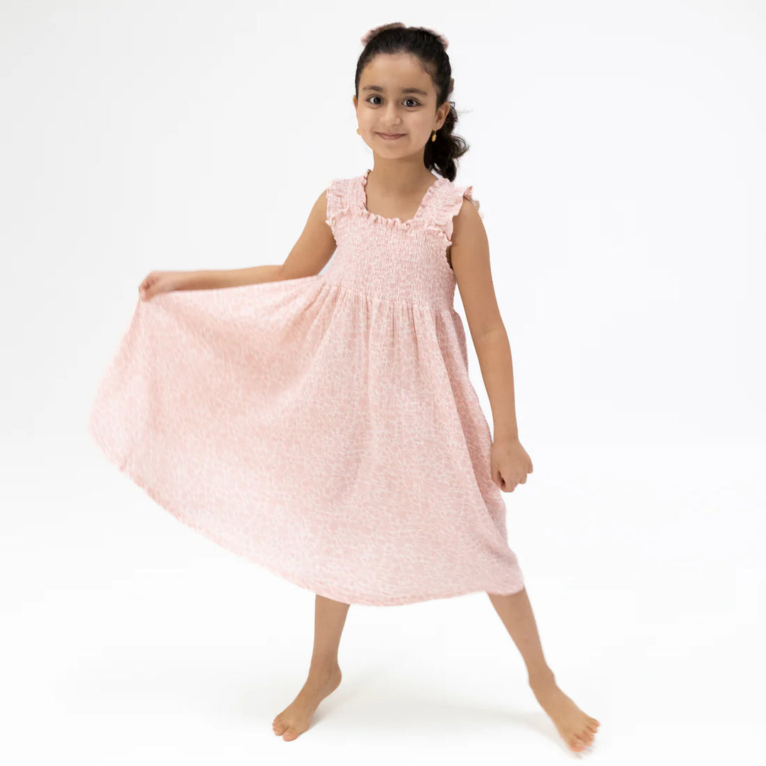 Harper Floral  Smocked Sundress with Bloomer