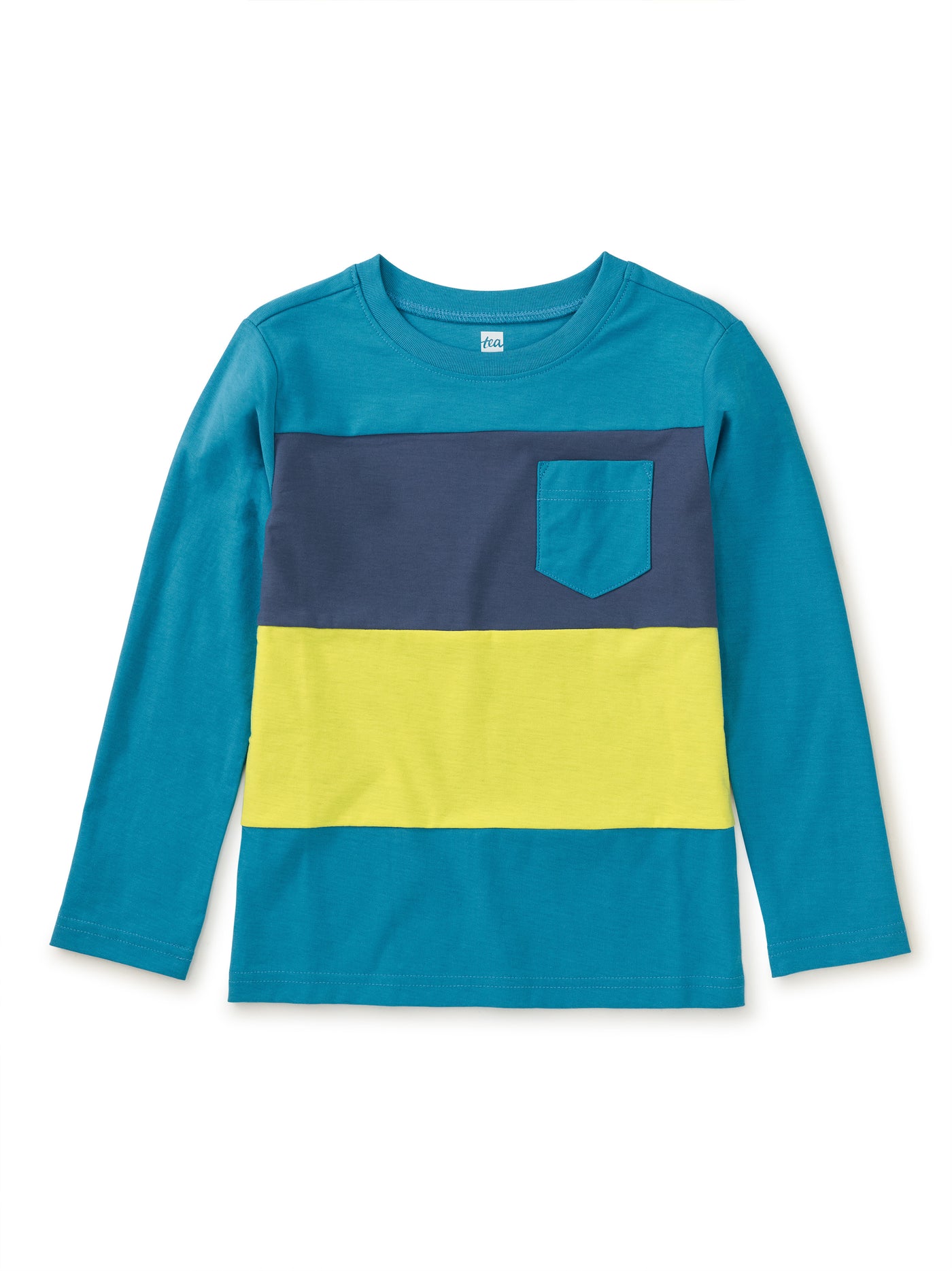 LS Colorblock Pocket/ Nordic Blue