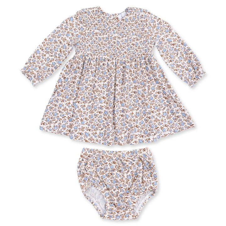 Hazel Floral  Caitlyn Smocked Bodice Dress and Bloomer