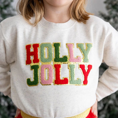 Holly Jolly Patch Sweatshirt