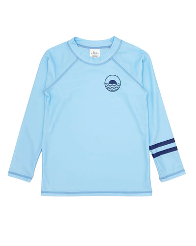 Icon L/S Rashguard | Crystal Blue