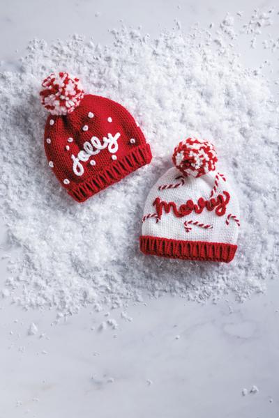 Christmas Yarn Baby Hat