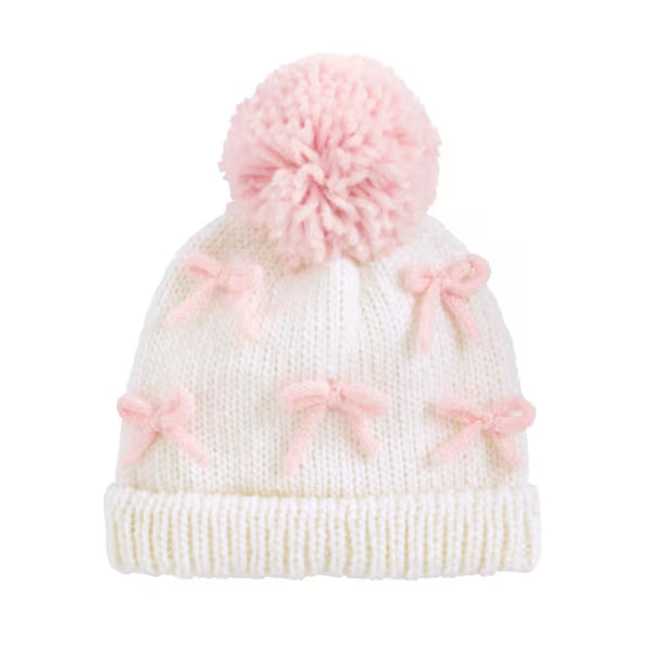 Chunky Knit Bow Hat