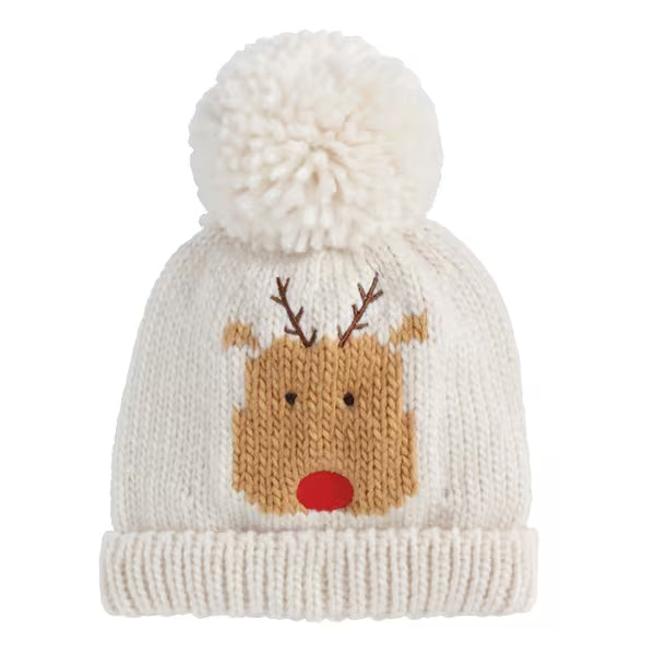 REINDEER CHUNKY KNIT HAT