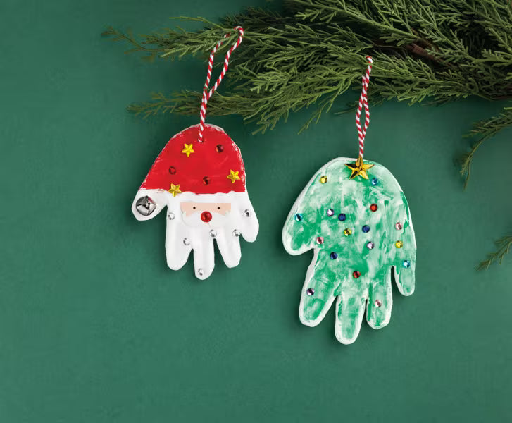Christmas Handprint Ornament Kit