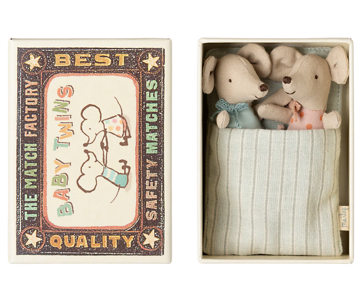 Twins, Baby Mice in a Matchbox