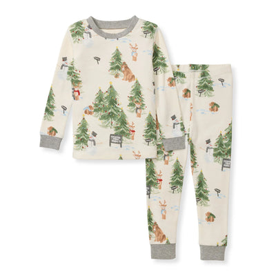 Kids Christmas Tree Farm PJ Set