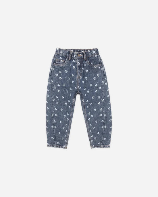 Barrel Pant Heart Ditsy
